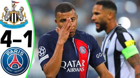 Oct 5, 2023 ... Newcastle United claimed a stunning 4-1 win over Paris Saint-Germain on Wednesday in their first Champions League match at St James' Park in ...